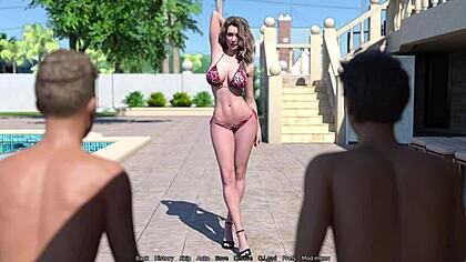 Lesbian Bikini Toons - Bikini Cartoon Porn - Pretty babes in revealing bikinis love fingering and  fucking - CartoonPorno.xxx